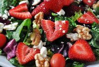 Vibrant Strawberry Walnut Salad
