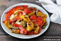 Sweet and Smoky Grilled Peppers and Onions