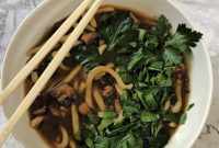 Fiery Fungi Noodle Bowl