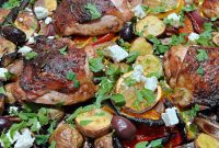 Mediterranean Sheet Pan Chicken and Veggies