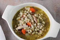 Hearty Instant Pot Chicken Barley Soup