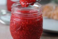 Homemade Raspberry Freezer Jam