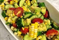 Sunshine Tomato Corn Avocado Salad