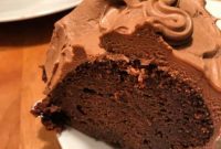 Double Kahlua Chocolate Cake
