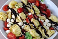 Vibrant Caprese Tortellini Salad