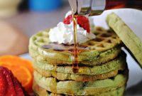 Effortless Matcha Waffles