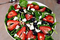 Summer Berry Spinach Salad