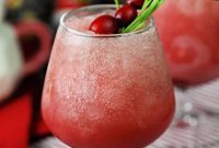 Frozen Cranberry Rum Daiquiri