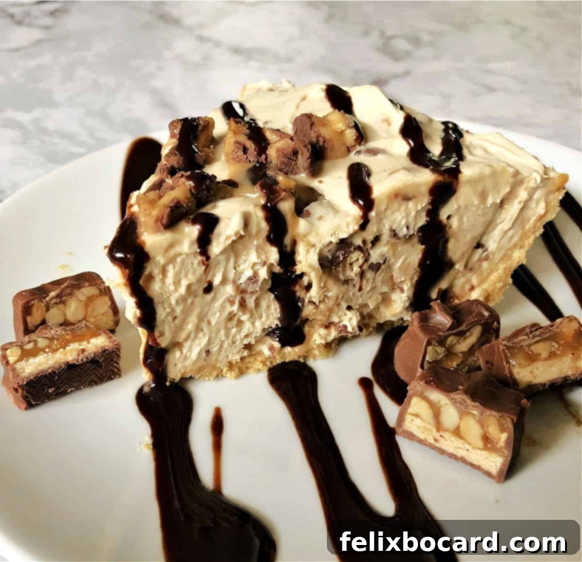Decadent No-Bake Snickers Treat 1 featured 2351