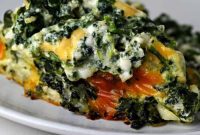 Golden Cheesy Spinach Bake