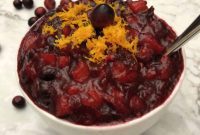 Ruby Apricot Cranberry Compote