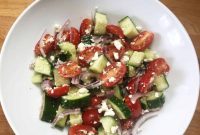 Crisp Greek Cucumber Salad