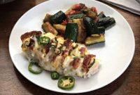 Jalapeno Popper Stuffed Hasselback Chicken