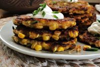 Golden Zucchini Corn Fritters