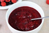 Vibrant Keto Raspberry Sauce