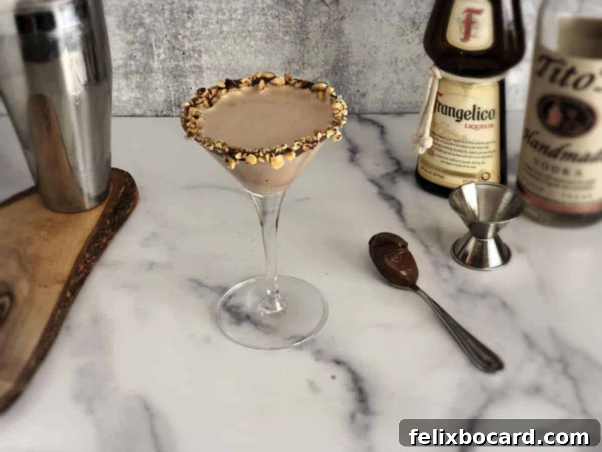 Chocolate Hazelnut Martini 1 featured 7615