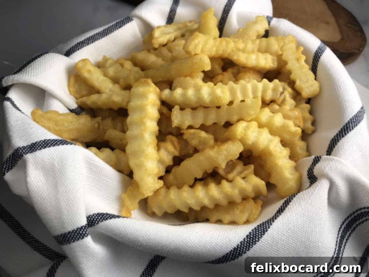 Crispy Air Fryer Frozen French Fries 1 featured 7880