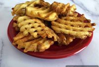 Crispy Air Fryer Waffle Fries from Frozen