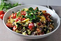 Vibrant Mediterranean Spaghetti Squash Bowl