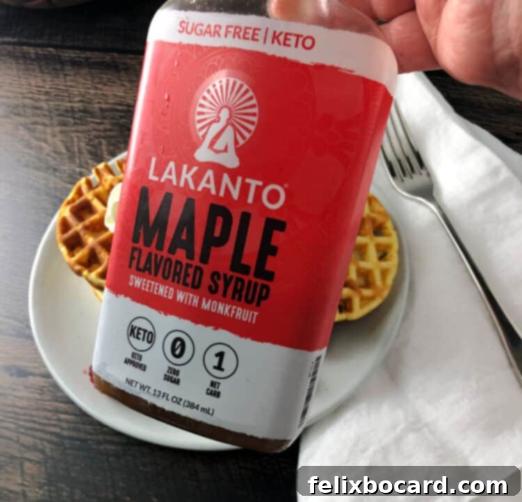lakanto sugar free maple flavored syrup