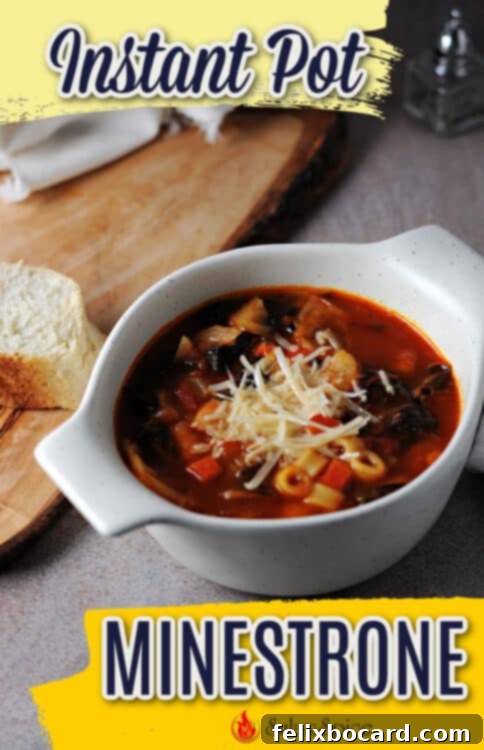 pin for instant pot minestrone