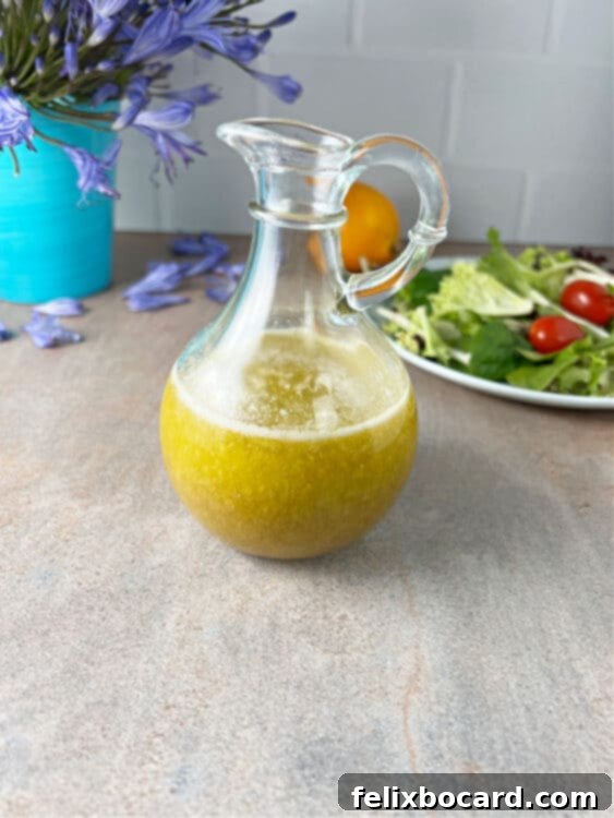 cruet of the dressing