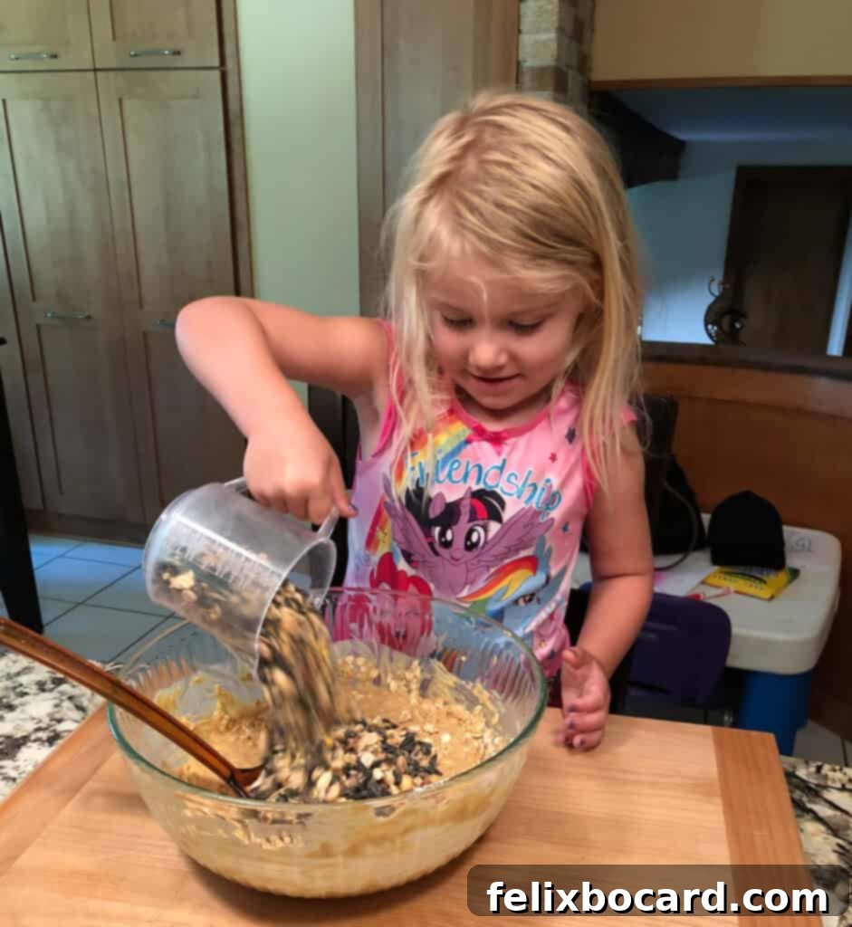 Melted lard and peanut butter mixture