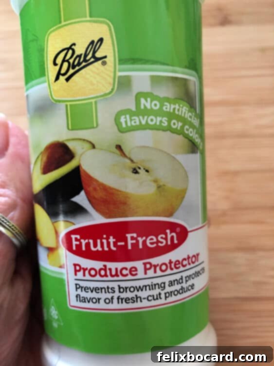 Packaging of Fruit Fresh product
