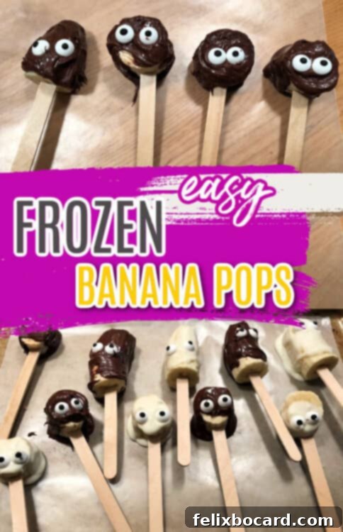 pin for frozen banana pops