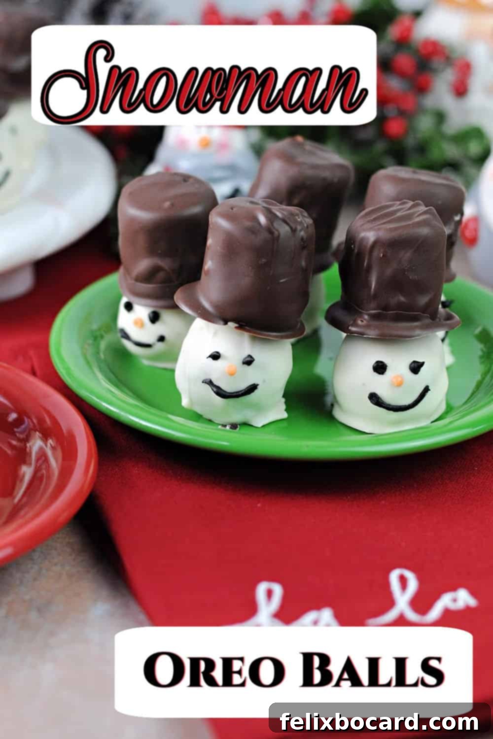 Snowman Oreo Truffles 11 pin for snowman oreo balls.