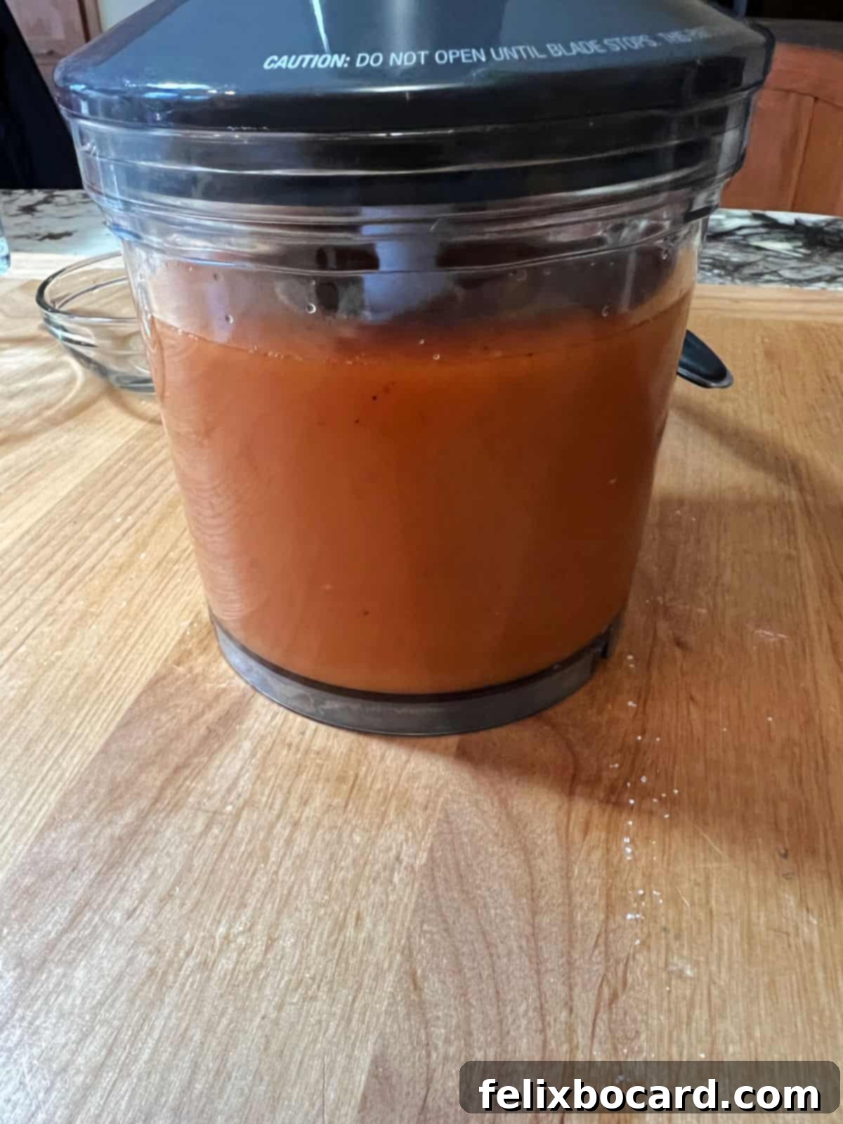 Whip Up Zesty Homemade Catalina Dressing 4 dressing mixing in a small blender.