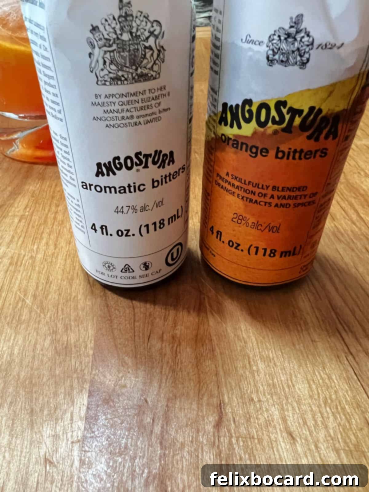 Sweet Wisconsin Brandy Old Fashioned 7 Two types of Angostura bitters: classic and orange.