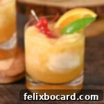 Wisconsin Brandy Slush served in an old fashioned glass.