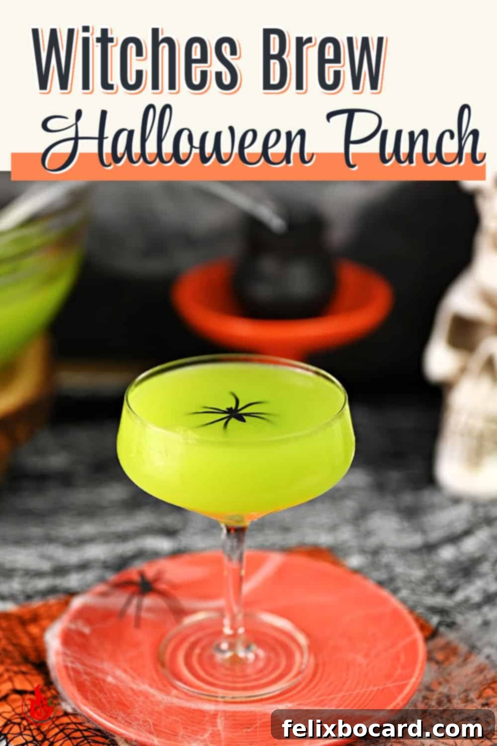Monster Mash Punch 14 Pin for witches brew Halloween punch.