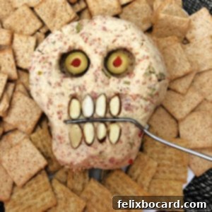 Monster Mash Punch 10 Skull cheese ball