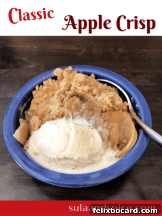 Perfectly baked Apple Crisp