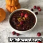 More Than Twenty Dried Cranberry Creations 8 Cranberry sauce in a bowl, ready to be served