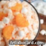 Orange fluff Jello Salad.