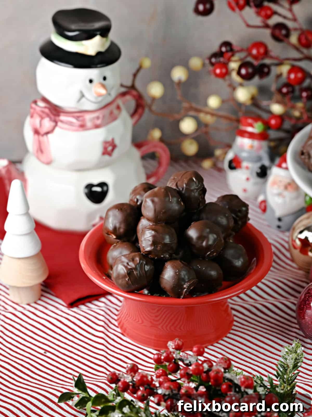Plate piled with peanut butter Rice Krispie balls.