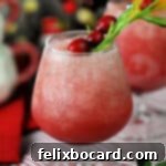 cranberry daiquiri rum slush.