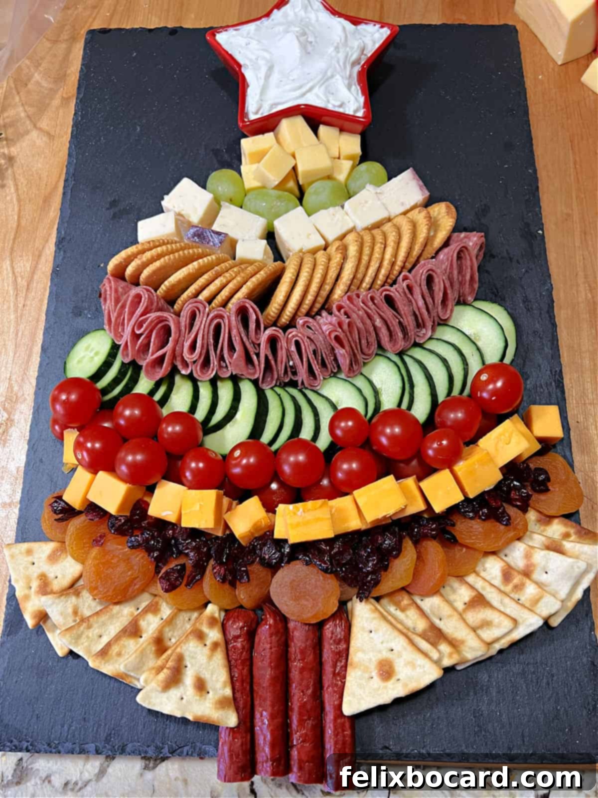 Additional layer of crackers added.