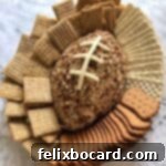 Football Shaped Cheese Ball