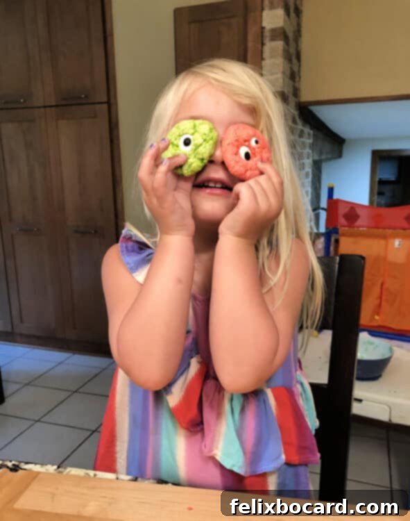 Spooky Eyeball Treats 9 A vibrant collection of Monster Eye Cookies displayed, showcasing their fun and spooky appeal, ready for a Halloween celebration.