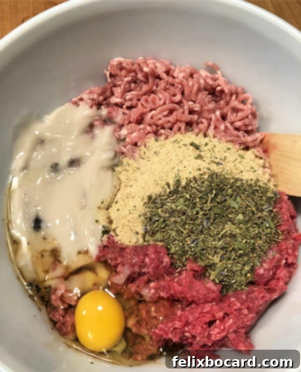 Ultimate Comfort Meatloaf 2 Fresh ingredients for homemade meatloaf