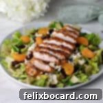 Pecan crusted chicken salad.