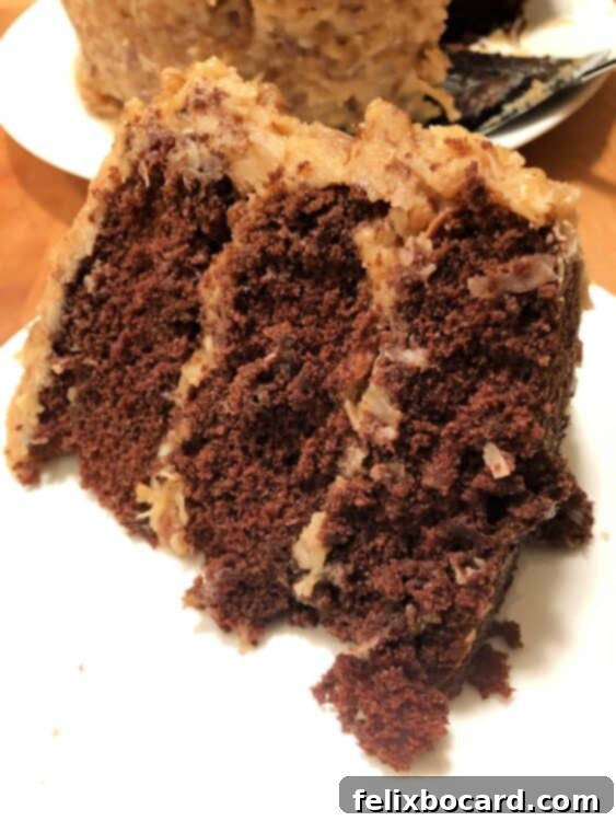 Decadent German Chocolate Delight 4 German Chocolate Cake