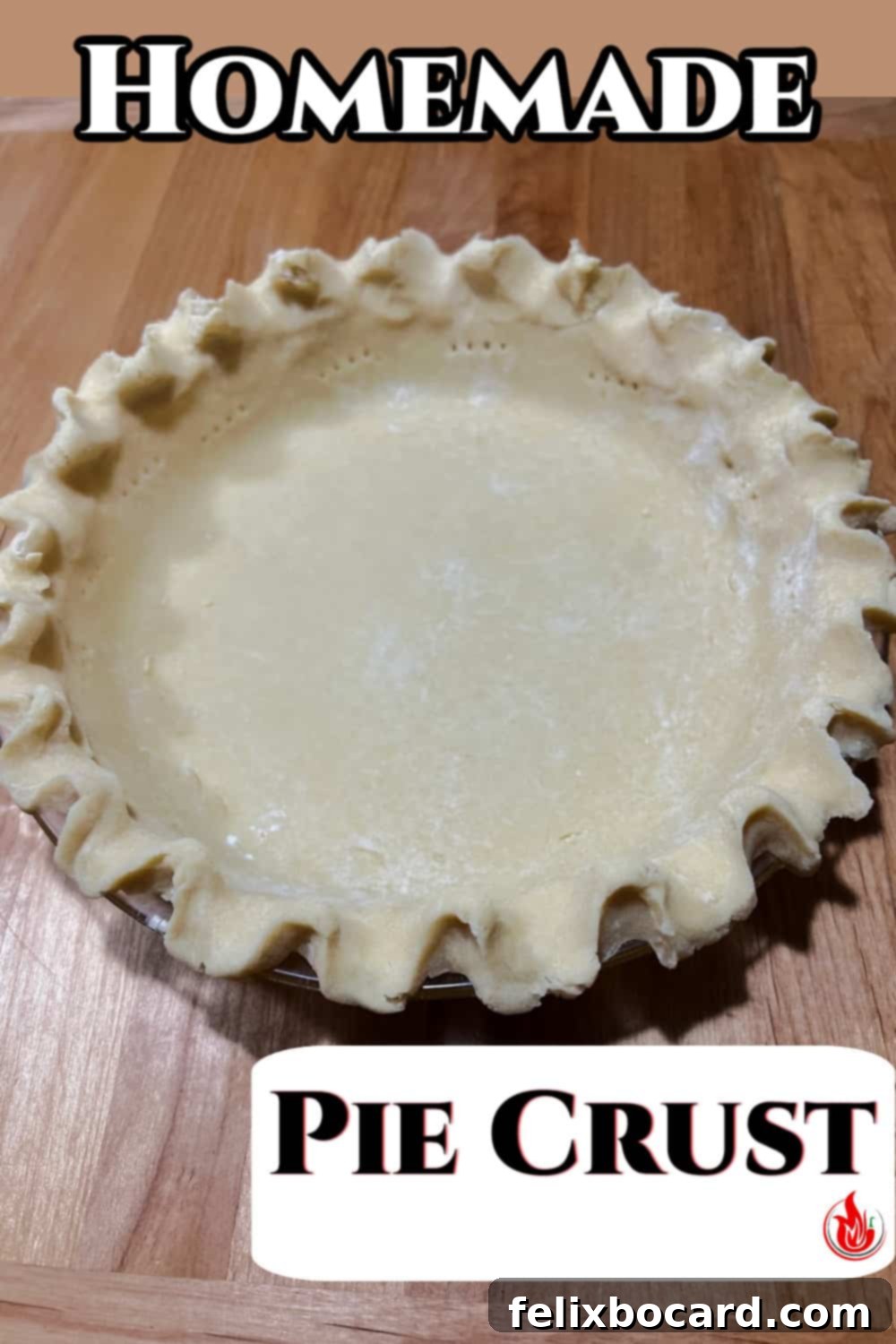 pin for homemade pie crust.