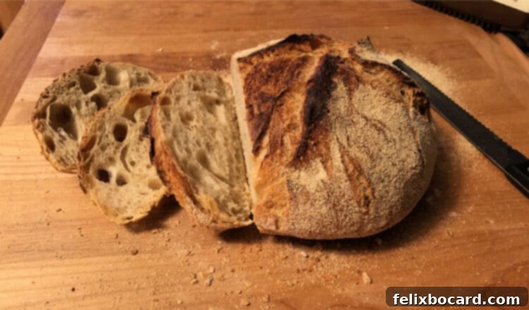 Sliced Dutch Oven Bread