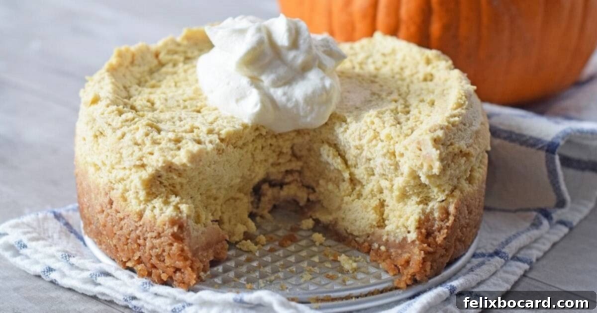 Easy Instant Pot Pumpkin Spice Cheesecake with Graham Cracker Crust