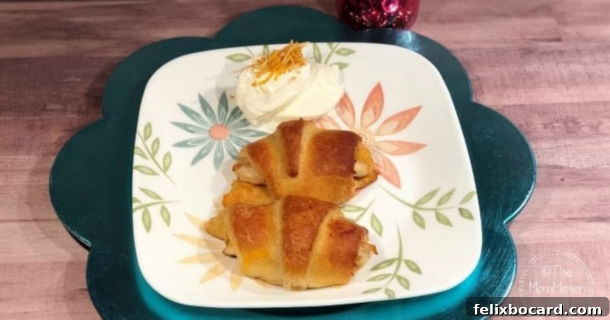 Easy Chicken Taco Rollups, featuring seasoned chicken tenderloins rolled in crescent dough and baked for a super tasty meal or appetizer.